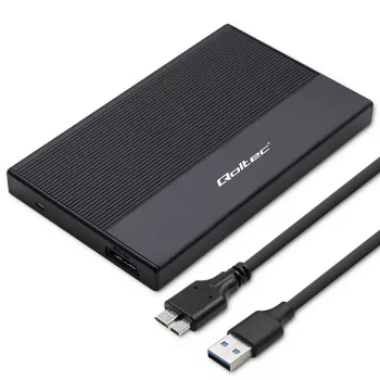 Obudowa na dysk SATA SSD/HDD 2,5 cala QOLTEC 52277 USB 3.0