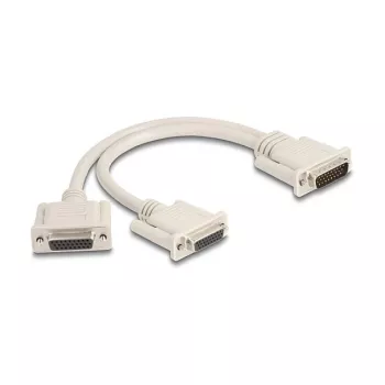 DeLOCK 67171 Kabel szeregowy beżowy 0,3 m DB-26 2 x DB-26