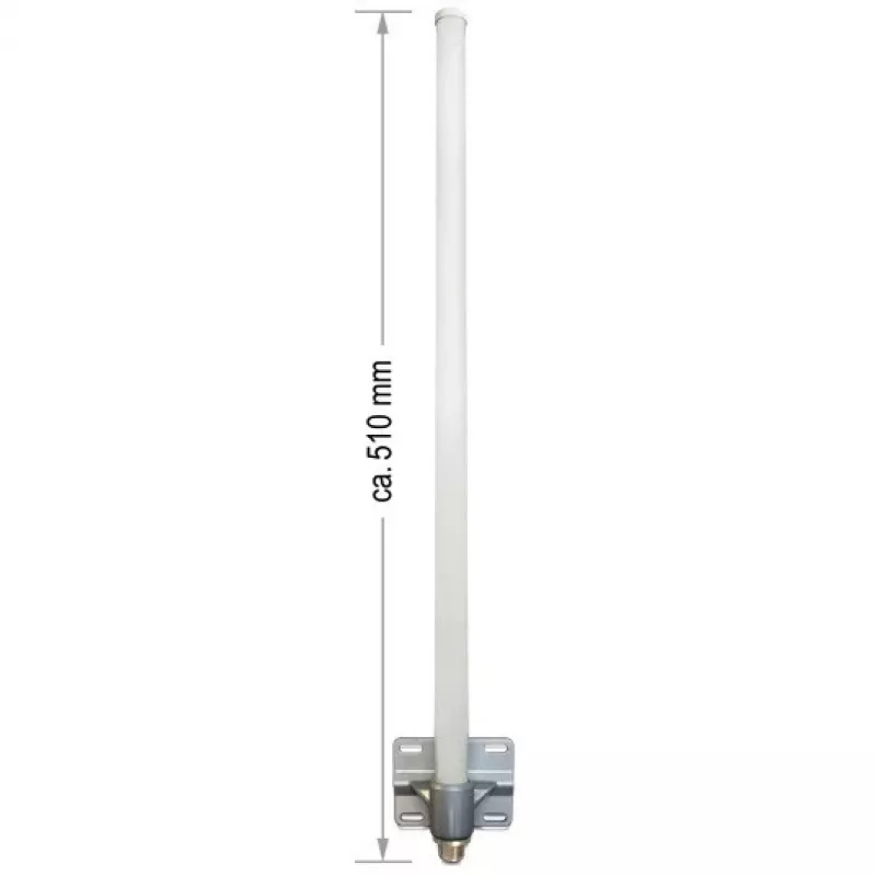 ALLNET antena 2,4 GHz 8dBi dookólna zewnętrzna N-Type-Female ANT-24-1T1R-OMNI-8dbi (ANT-24-1T1R-OMNI-8dbi)