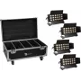 LED wash light EUROLITE CLS-18 QCL RGB/WW 18×7W z flightcasem