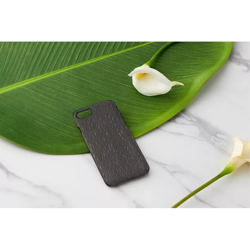 Etui na telefon man and wood do iPhone 7/8 — czarny Carvalho