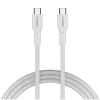 Kabel CANYON OnWire 60CL C-C 60W COLOR Pleciony 1m Biały