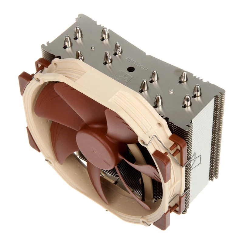 Noctua NH-U14S element chłodzący komputer Chłodzenie procesora 12 cm Brązowy, stal nierdzewna