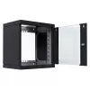 EFB Elektronik 19 Wandgehäuse X-Rack mit Glastür 400-600mm schw. - Wandgehäuse (WGX-1206TS.G1)