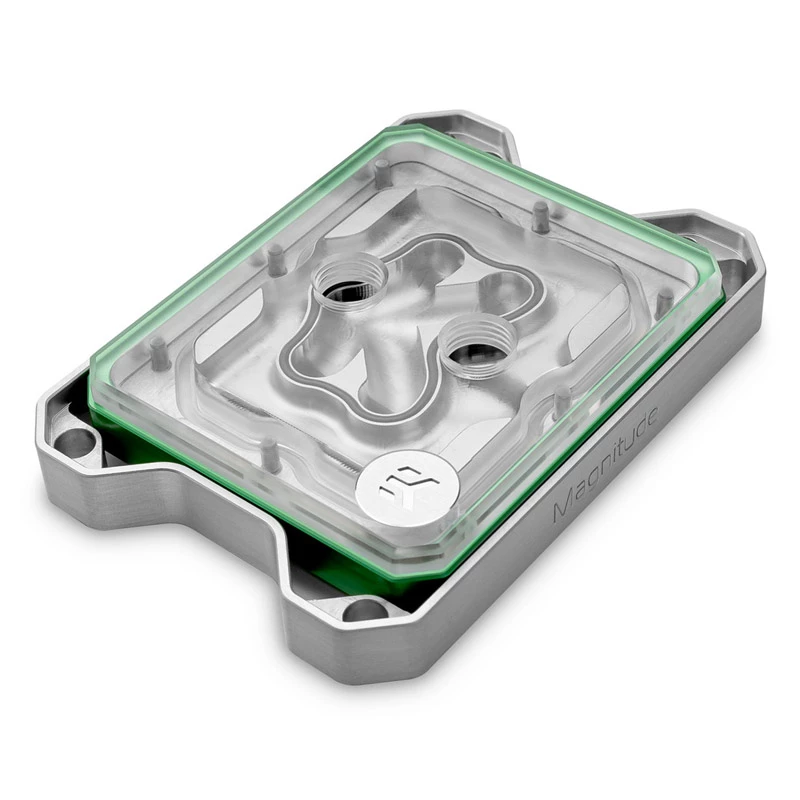 Dodatki dekoracyjne EK Water Blocks Zielony aluminium