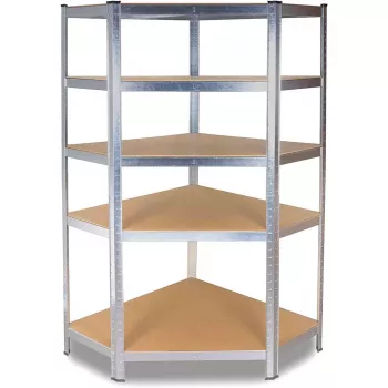 Metalowy regał narożny G9040 40 cm