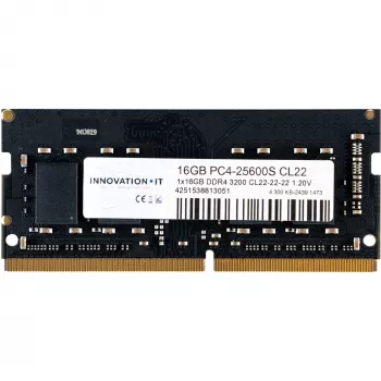 Innovation IT RAMNDDR4 3200 16GB SO Innovation IT CL22-22-22 1.2V 8-Chip - 16 GB