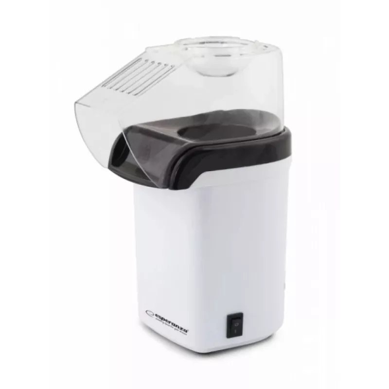 Maszyna do popcornu Esperanza EKP005W Czarno-Biała, 0,27 L, 1200 W, na gorące powietrze