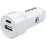 SKROSS Dual Car Charger 65W PD incl. USB-C cable biały (SKCHCA0365WPDCN)