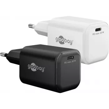 Goobay USB-C™ PD GaN Fast Charger Nano (65 W) czarny (79155)