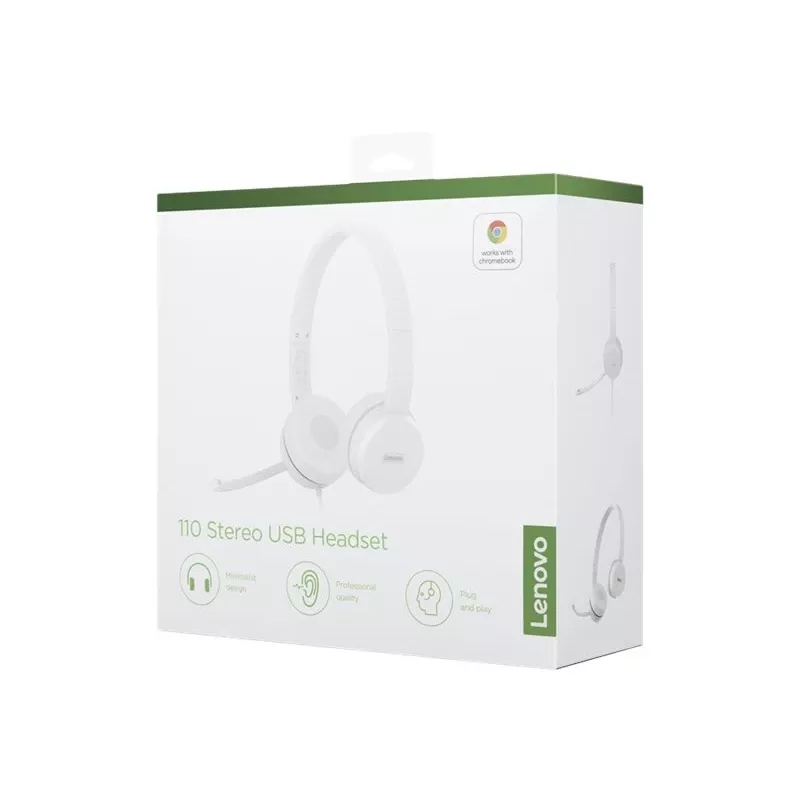 Zestaw słuchawkowy Lenovo GXD1E71385 przewodowy na nadgarstek Rozmowy/Muzyka USB Typ-A Szary