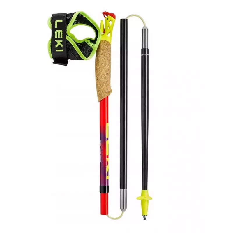 Kije trekkingowe Leki TRL Ultratrail FX One 120 cm, czerwone