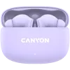 Słuchawki Canyon TWS-9 CNS-TWS9P – True Wireless – Bluetooth 5.4 – dokanałowe – 6h + 30h czasu pracy – etui ładujące USB-C – sterowanie dotykowe – liliowy