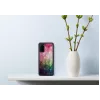 Etui ochronne iKins do Samsung Galaxy S20 — wzór wodnych kwiatów, czarne