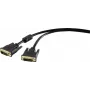 Kabel DVI Renkforce 1404065, 1,80 m, czarny, 24+1 pin