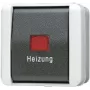 Jung 806 HW Przełącznik elektryczny 1P Czarny - Biały (806HW)