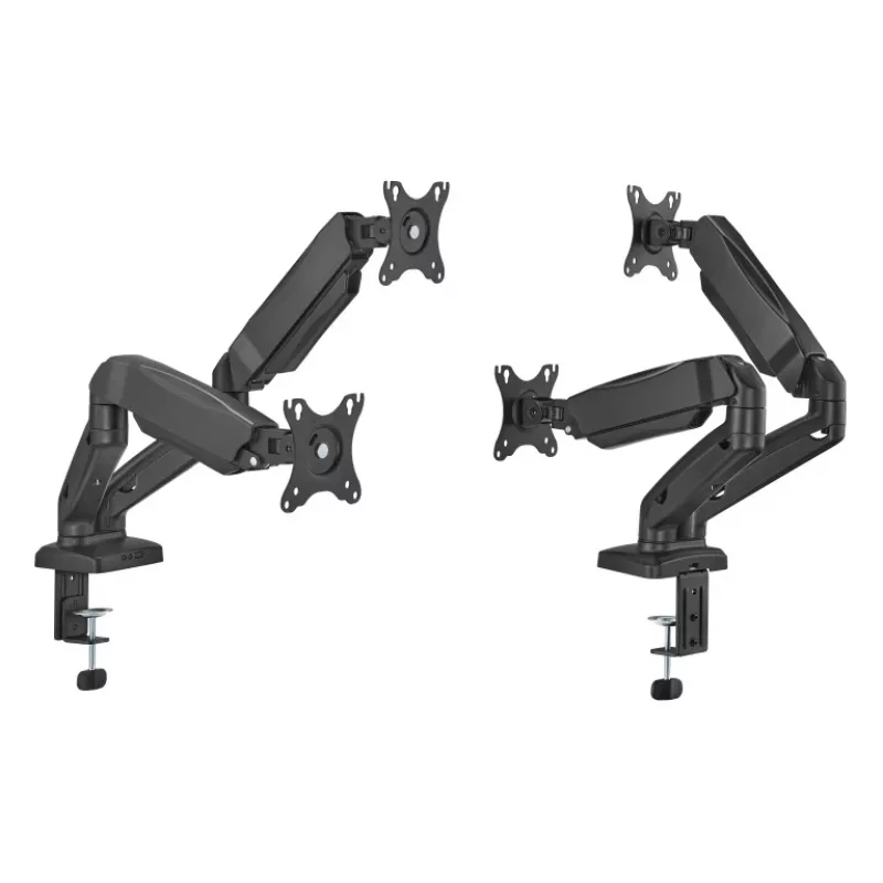 Ramie do monitora up up Economical Interactive Counterbalance Dual Monitor Arm matowa czerń VESA 75x75/100x100