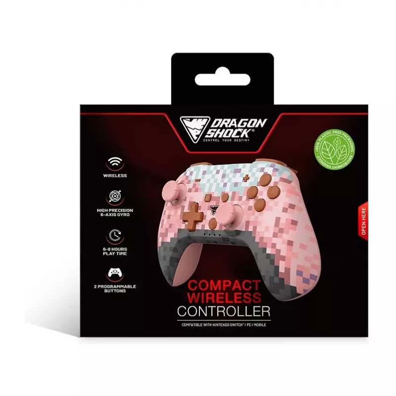 Dragonshock Controller Poptop bezprzewodowe kostki różowy przełącznik