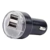 Ładowarka samochodowa Gembird EG-U2C2A-CAR-02, wejście 12–24 V, wyjście 5 V/2,1 A, 2× USB 2.0, czarna