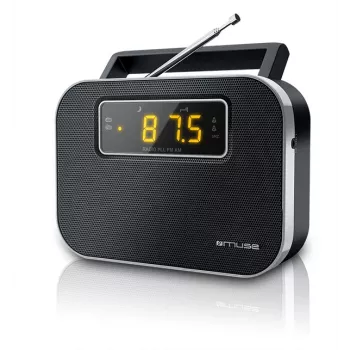 Muse | M-081R | Funkcja budzika | Przenośne radio PLL 2-pasmowe | Czarny