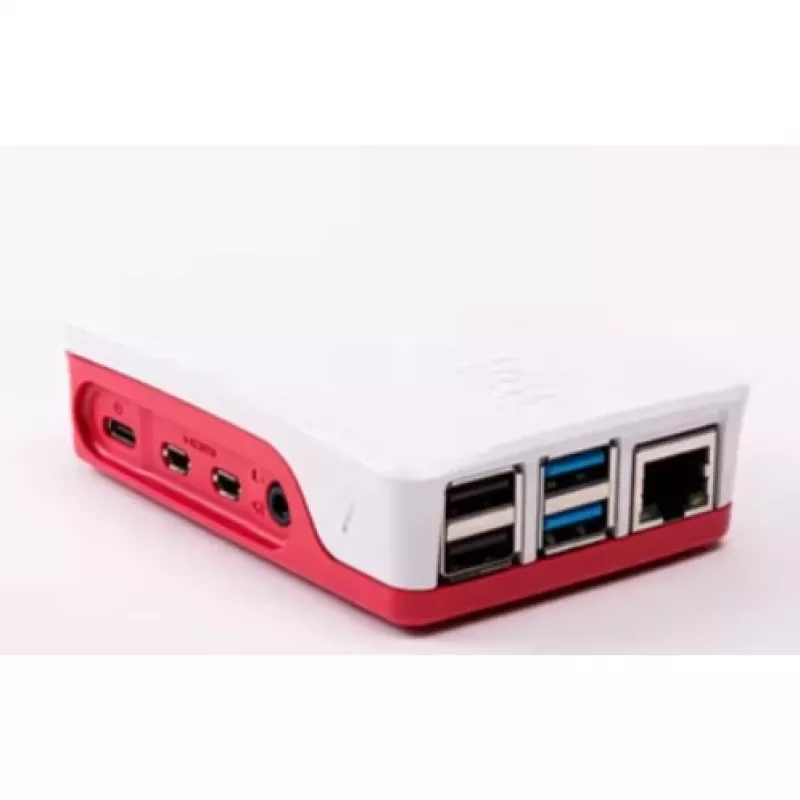 ALLNET Raspberry Pi 4 Accessory - Oficjalna obudowa czerwono-biała dla 4