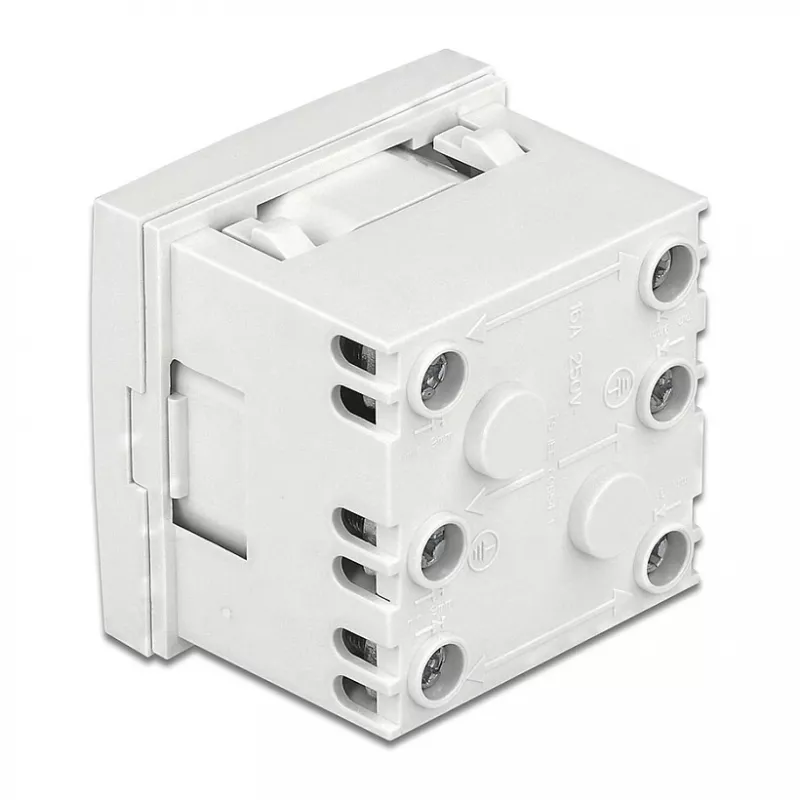 Gniazdko sieciowe CEE 7/3 DeLOCK 81425 250V 16A Białe