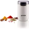 Gorenje | Młynek do kawy | SMK150SW | 150 W | Pojemność na ziarna kawy 45 g | Wyłącznik bezpieczeństwa pokrywy | Biały