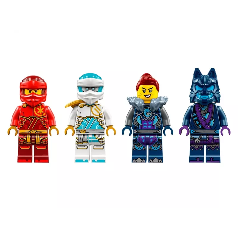 Zestaw LEGO NINJAGO 71808 — 322 elementy, 4 minifigurki, wysokość 160 mm, wiek 7+