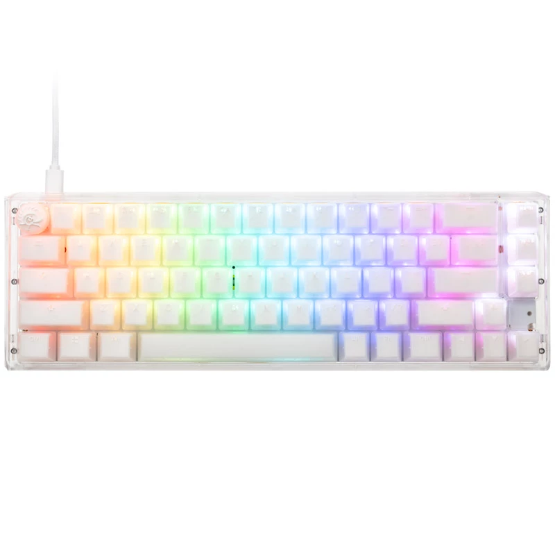 Klawiatura gamingowa Ducky One 3 Aura White SF USB QWERTY US International