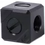 Alphacool Eiszapfen Connection Terminal 5-Fach G1/4 IG - Czarny Acetal (17556)