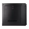 EXTRALINK LITE 6U 530X400 CZARNA SZAFA RACK DO MONTAŻU NA ŚCIANIE Z PÓŁKĄ