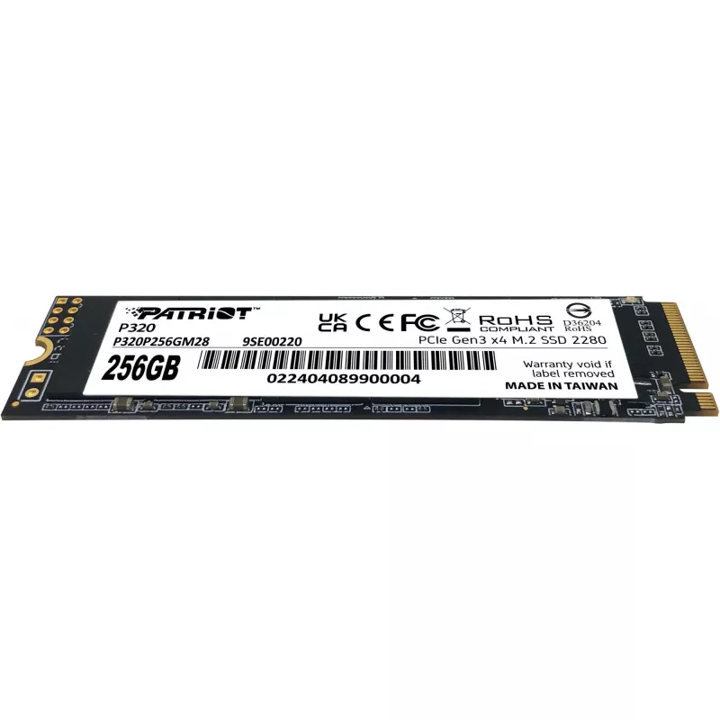 Dysk SSD Patriot P320 256GB M.2 2280 PCIe 3.0 x4 NVMe
