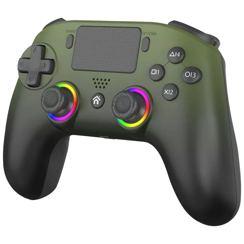 Bezprzewodowy kontroler LED Subsonic zielony do PS5