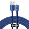 Kabel Baseus Crystal Shine USB na USB-C, 100W, 2m (niebieski)