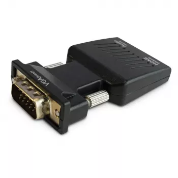 SAVIO CL-145 konwerter VGA do HDMI, audio, Full HD, czarny