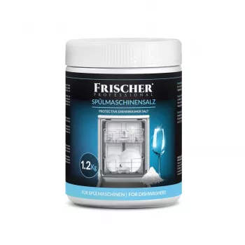 Sól do zmywarki FRISCHER FR00101_1200, 1,2 kg, sól zmiękczająca wodę w plastikowym słoiku