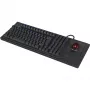 Przewodowa mechaniczna klawiatura pełnowymiarowa KeySonic KSK-8202ELU-T (DE) — USB, układ niemiecki, czarna