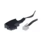 S/CONN 10m TAE-F - RJ11 Czarny Przezroczysty ShiverPeaks