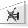 Nedis TVWM1530BK - 100 x 100 mm - 400 x 400 mm - 0 - 20° - 180° - akrylonitryl-butadien-styren (ABS) - Stal - Czarny (TVWM1530BK)