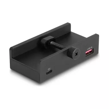 Delock 64262 Zewnętrzny hub USB 5 Gbps 4-portowy, 2x USB Type-A i 2x USB Type-C, ze śrubą blokującą