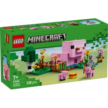LEGO MINECRAFT 21268 Domek Małej Świnki