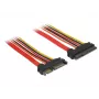 Kabel SATA DeLOCK 84917 0,1 m SATA 22-pin pomarańczowy czerwony żółty