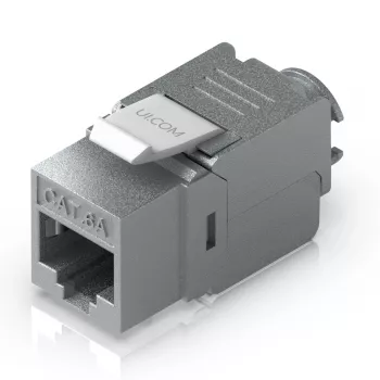 Keystone Jack Ubiquiti UACC-Keystone-Jack-C6A RJ-45 Płaski Metaliczny