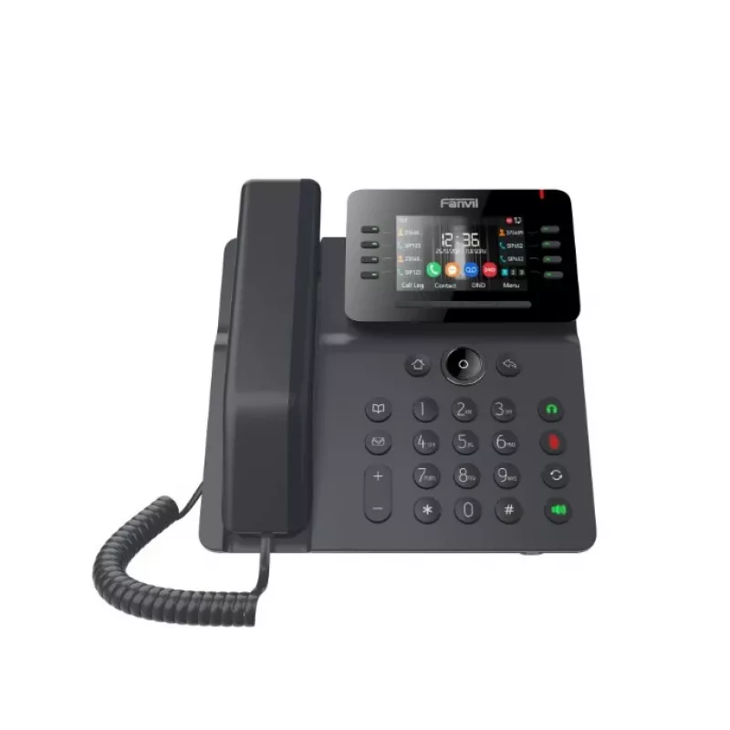 Telefon IP Fanvil V64 Czarny 12 linii LCD Wi-Fi