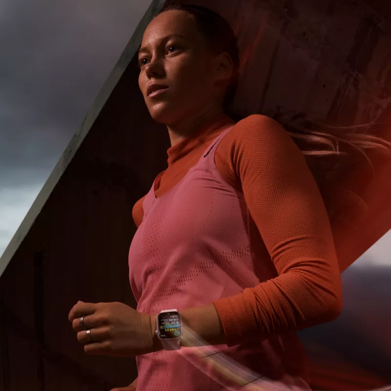 APPLE Watch Series 9 GPS + Cellular 45mm Midnight Aluminiowa koperta z Midnight sportowym paskiem - M/L (MRMD3QF/A)