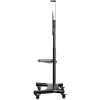 HAGOR HP Twin Stand HD - Wózek - do płaskich ekranów / sprzętu AV - Czarny - Przekątna ekranu: 140-213 cm (55-84) - Interfejs montażowy: do 800 x 500 mm (8210)