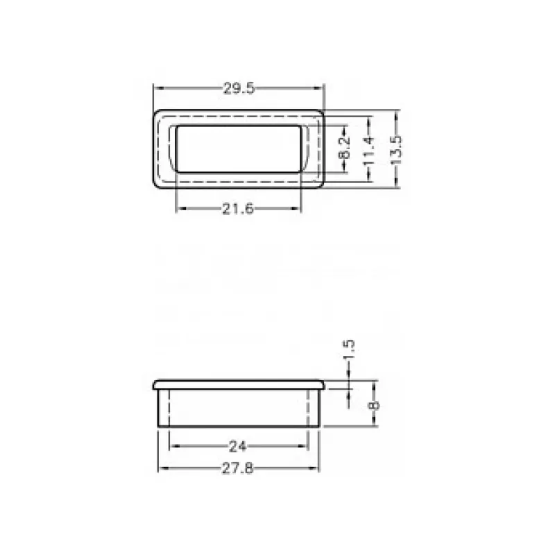Osłona gniazda DVI DeLOCK 60160