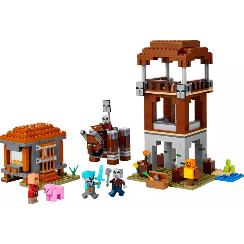 LEGO MINECRAFT 21278 Placówka złosadników i niszczyciel