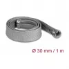 Oplot pleciony DeLOCK 20825 1 m x 30 mm szary