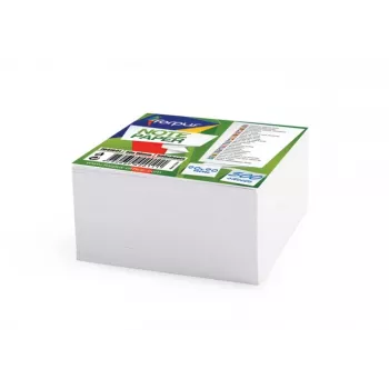 Notes Forpus, 9x9 cm, białe, klejone (500) 0716-009